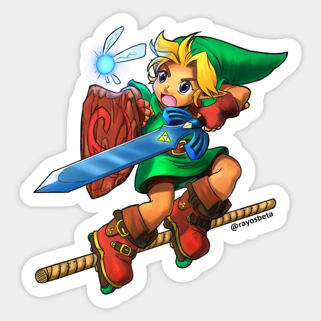 roller hero Sticker by BatistaStudio